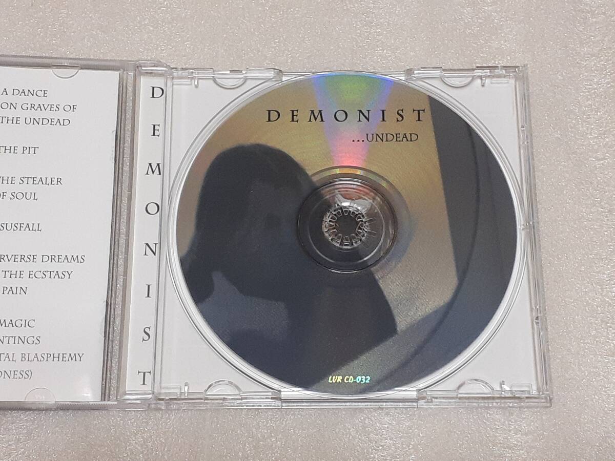 DEMONIST/...UNDEAD 輸入盤CD チェコ BLACK METAL 00年作_画像3