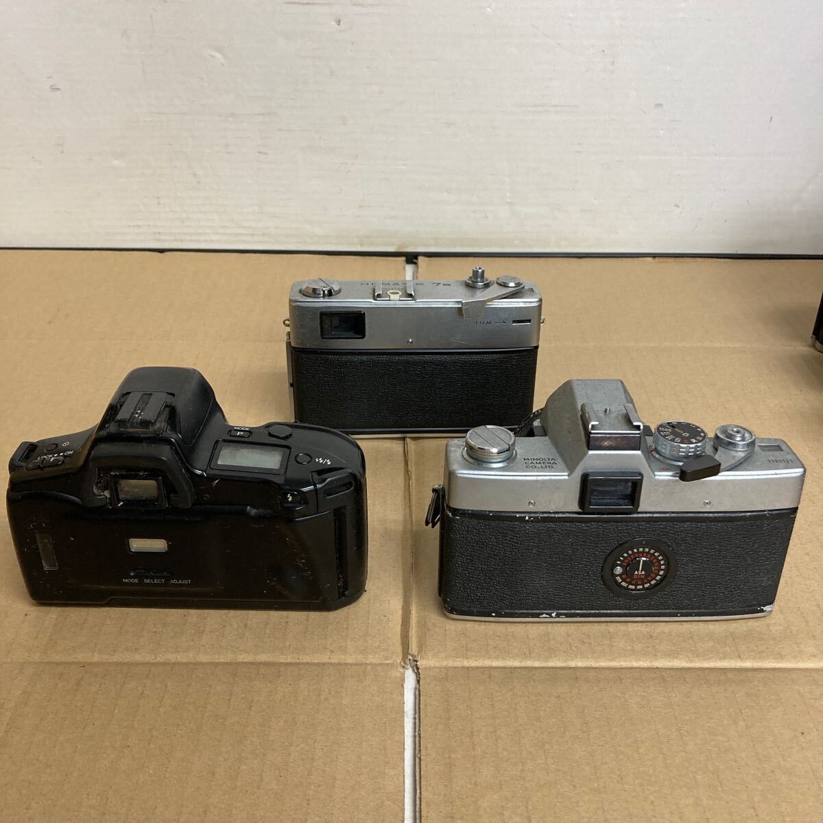 L113 フィルムカメラ 11台まとめてMINOLTA Canon KONICA など/動作未確認 ジャンク品_画像7