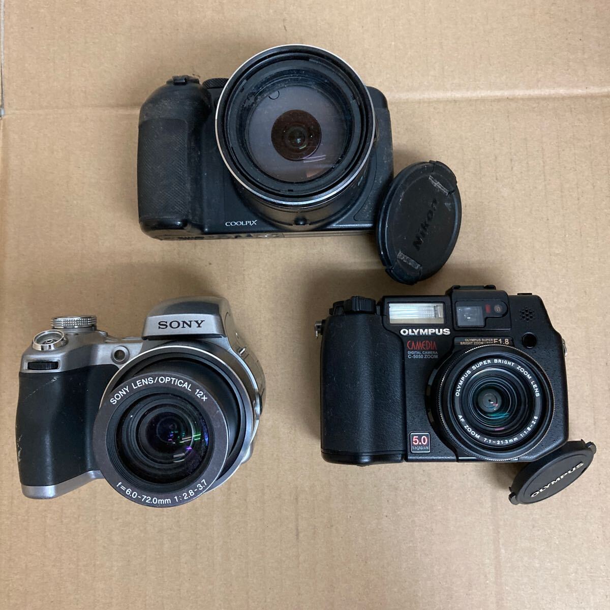 L122 デジタルカメラ 8個まとめて/OLYMPUS Nikon PENTAX など/デジカメ ジャンク品_画像5