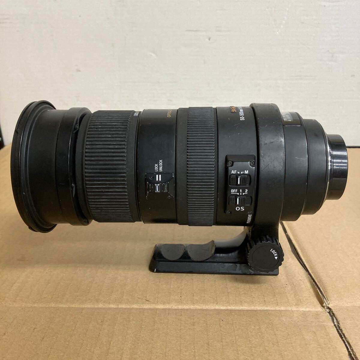 L125 SIGMA DG 50-500mm 1:4.5-6.3 APO HSM 望遠ズームレンズ /動作未確認 ジャンク品の画像3