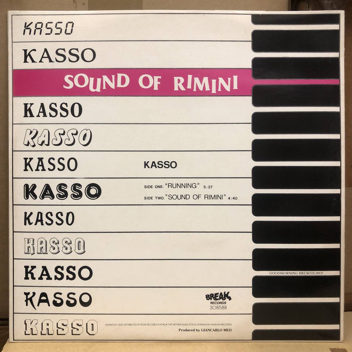 Kasso - Running / Sound of Rimini (usedbox2)の画像1