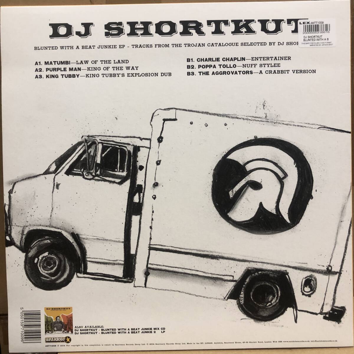 DJ Shortkut Various - Blunted With A Beat Junkie EP (A26)の画像2