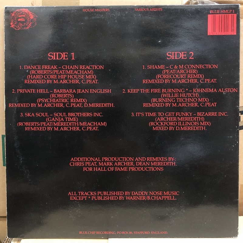 Various - Housemasters - Six Ultimate Rave Remixes　(usedbox3)_画像2