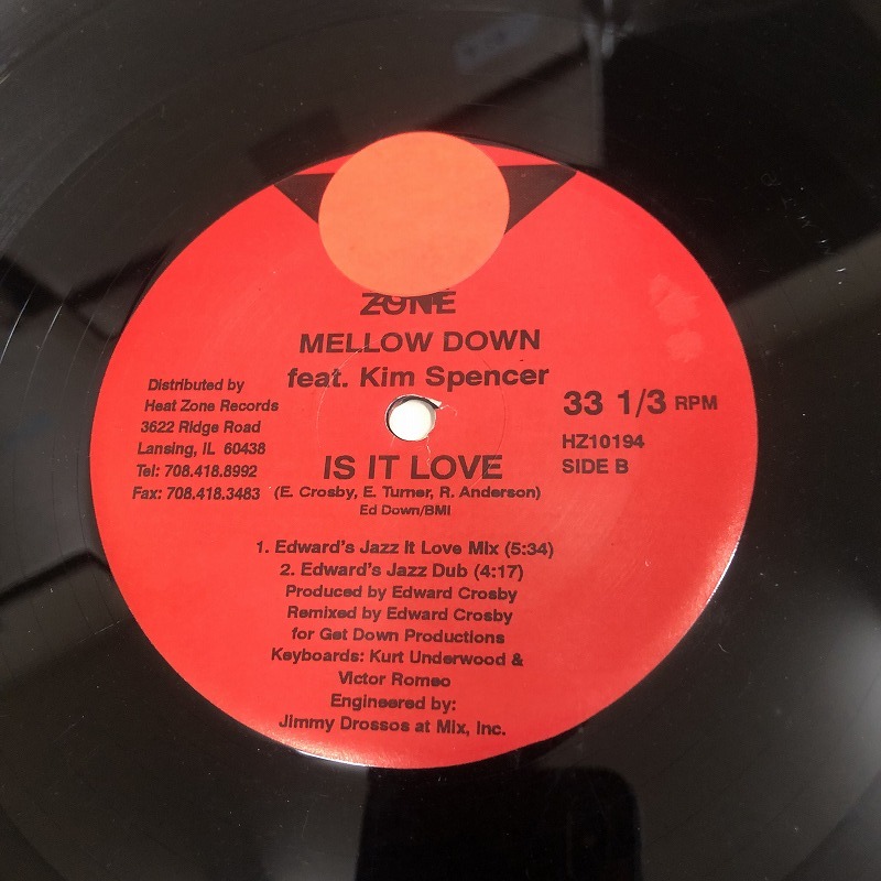 Mellow Down Feat. Kim Spencer - Is It Love (usedbox3)の画像2