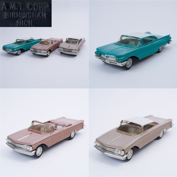 訳あってお買い得!30~80%OFF A.M.T.CORP BIRMINGHAM MICH 1950年代 ビンテージカー 3点セット バーミンガム サンダーバード 車 玩具 H5365 乗り物