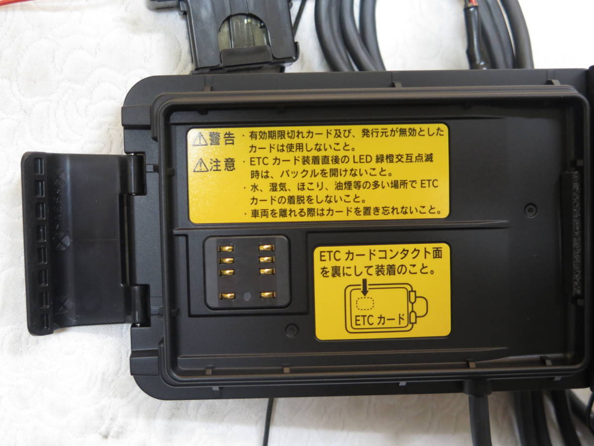 バイク用 ETC 日本無線 JRM-12 アンテナ一体型 DC12V 二輪車 車載機 純正 未使用 TR050404.18の画像9