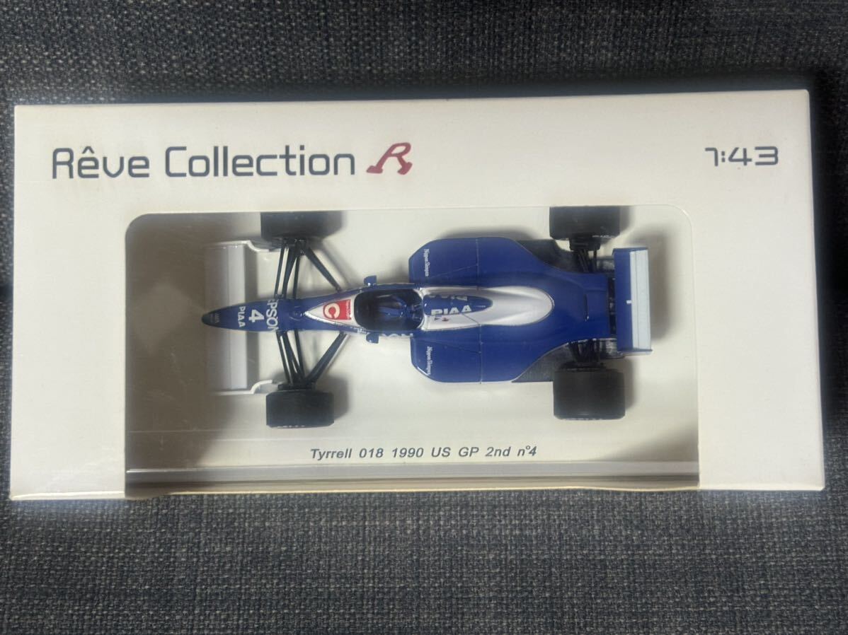 1/43 Reve Collection R Tyrrell 018 1990 USA GP 2nd No.4の画像3