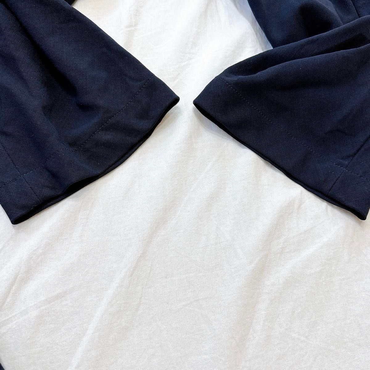 CORDIER カーディガン　羽織り　アウター　ウール　紺　シンプル　ネイビー　コルディア　レディース　L 40サイズ　ワールド製