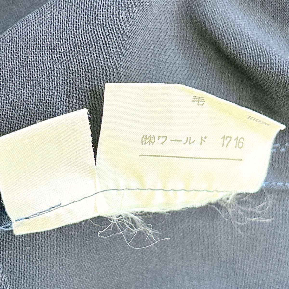 CORDIER カーディガン　羽織り　アウター　ウール　紺　シンプル　ネイビー　コルディア　レディース　L 40サイズ　ワールド製