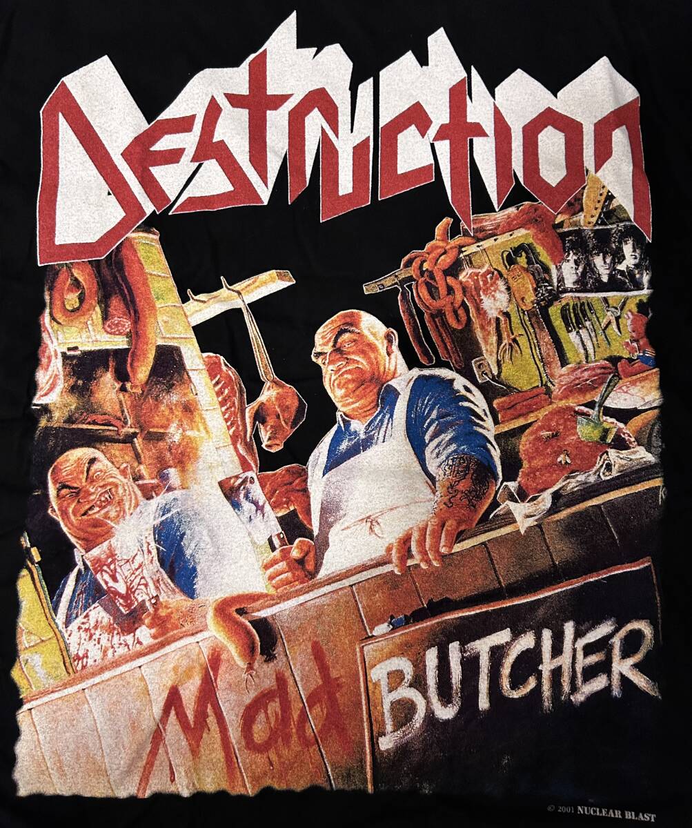 00's destruction tシャツkreator sodom slayer megadeth Metallica anthrax exodus overkill_画像2