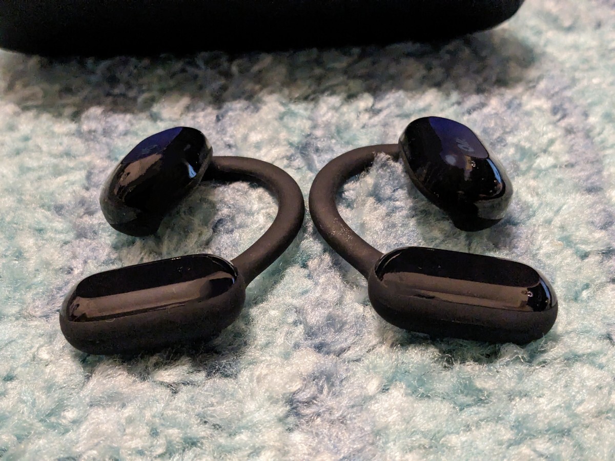 0604u0340　Oladance OWS2 ワイヤレス イヤホン Bluetooth 5.3 マルチポイント対応 オープンイヤー 完全ワイヤレス 耳を塞がない ブルー_画像4