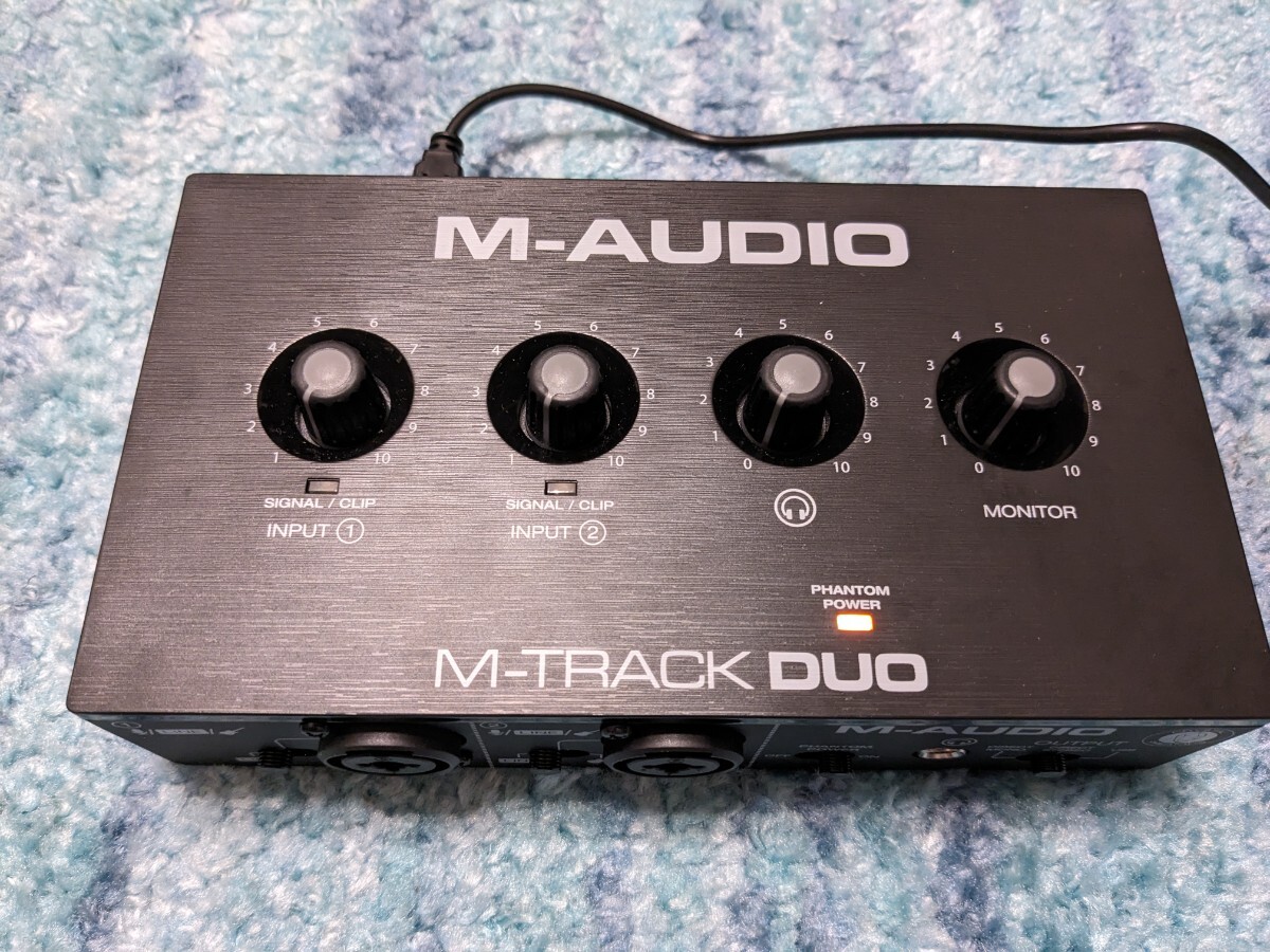 0604u0650 M-Audio USB オーディオインターフェース 音楽制作ソフトウェア付 Mac Win DTM DAW 低ノイズ M-Track Duoの画像7