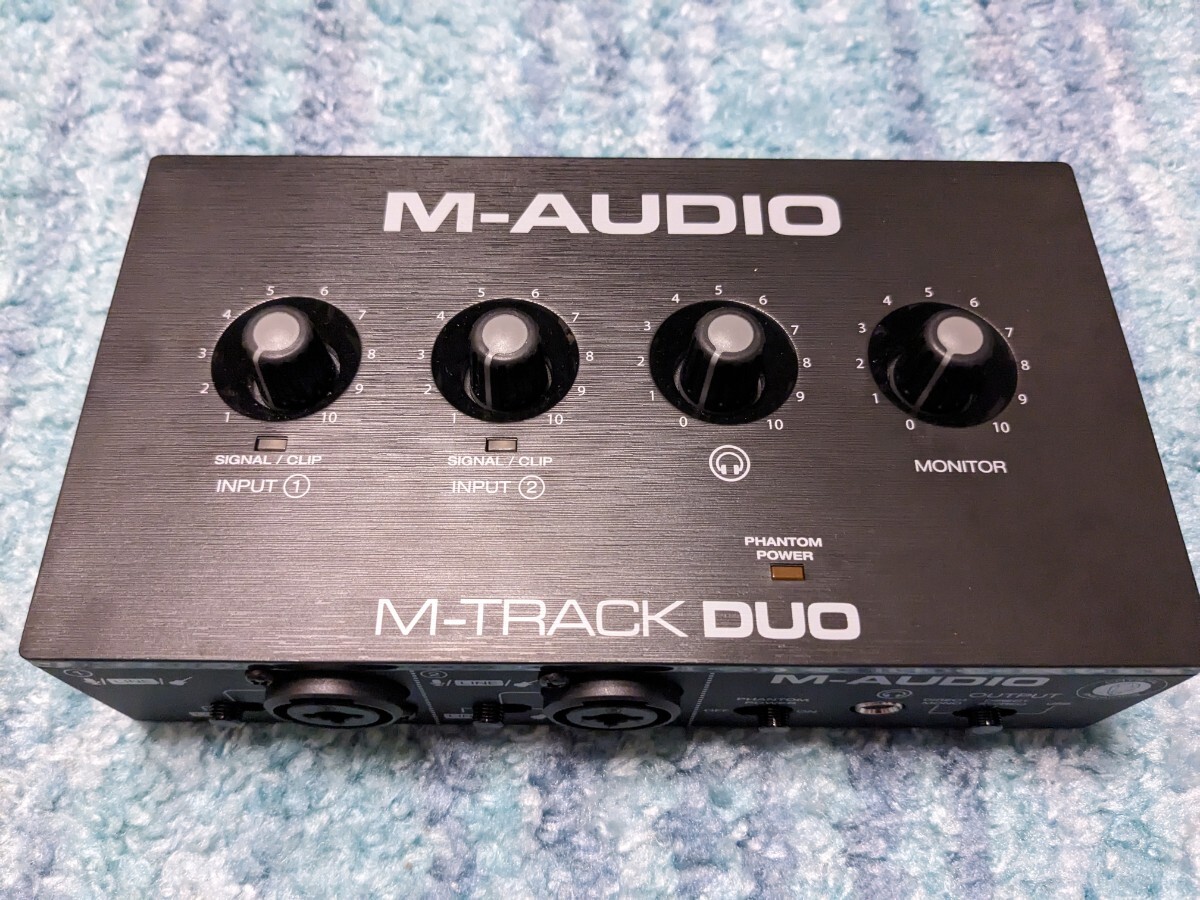 0604u0650 M-Audio USB オーディオインターフェース 音楽制作ソフトウェア付 Mac Win DTM DAW 低ノイズ M-Track Duoの画像2