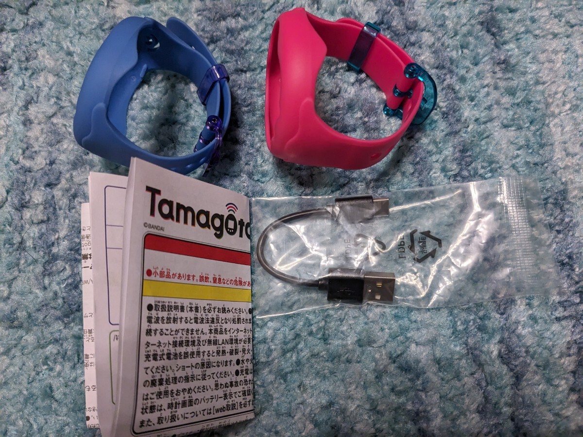 0604u1901 Tamagotchi Uni Blue バンダイ USB充電式 の画像6