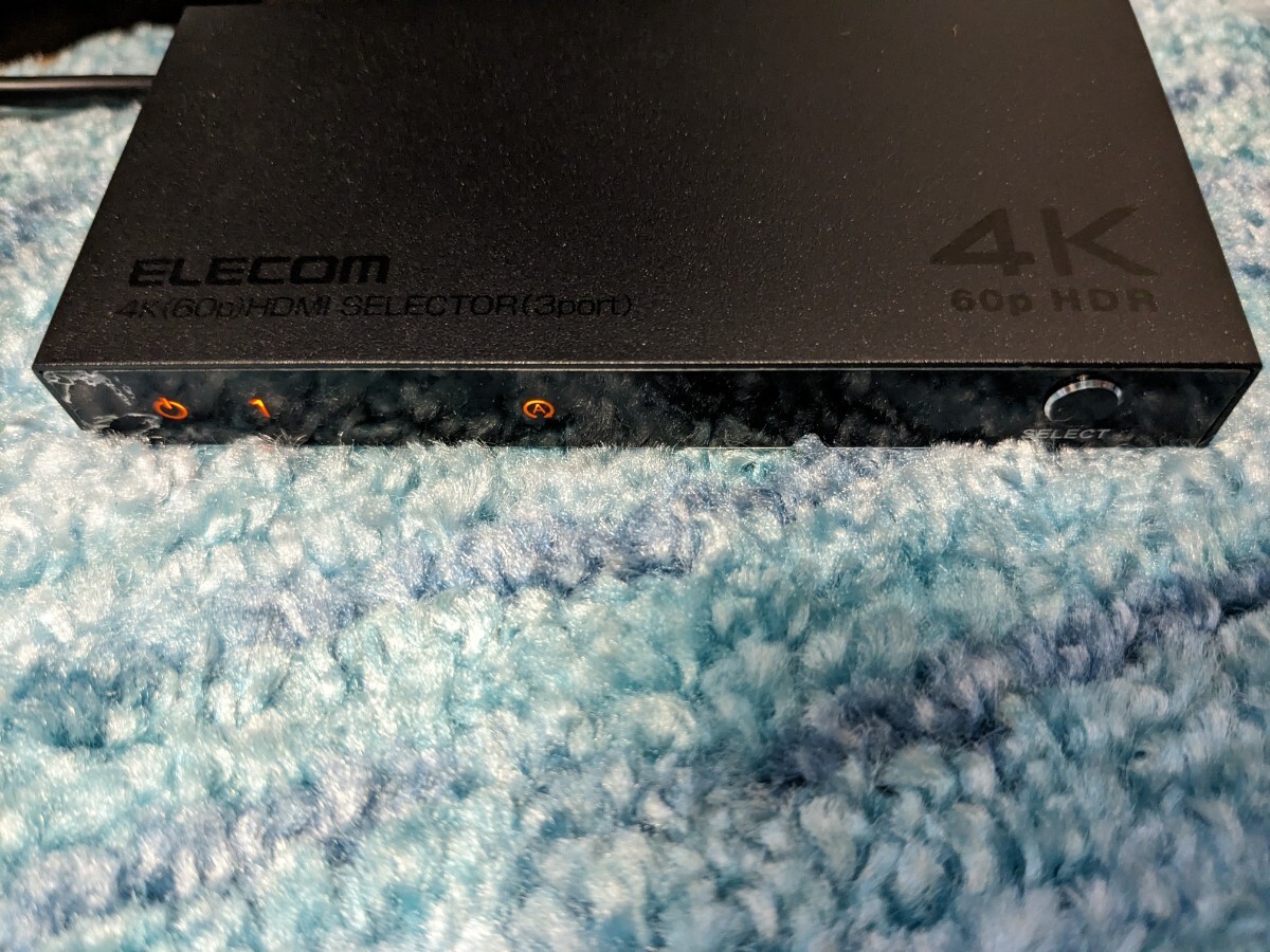 0603u2339 エレコム HDMI切替器 (セレクター) 3入力1出力 4K(4096×2160)60Hz 選べる自動・手動切替機能 DH-SW4KB31BK/Eの画像8