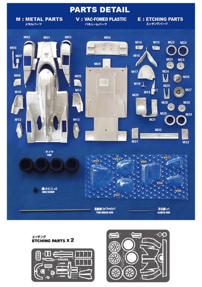 【STUDIO27】1/43 919 Hybrid LM 2017 キット★大特価★_画像3