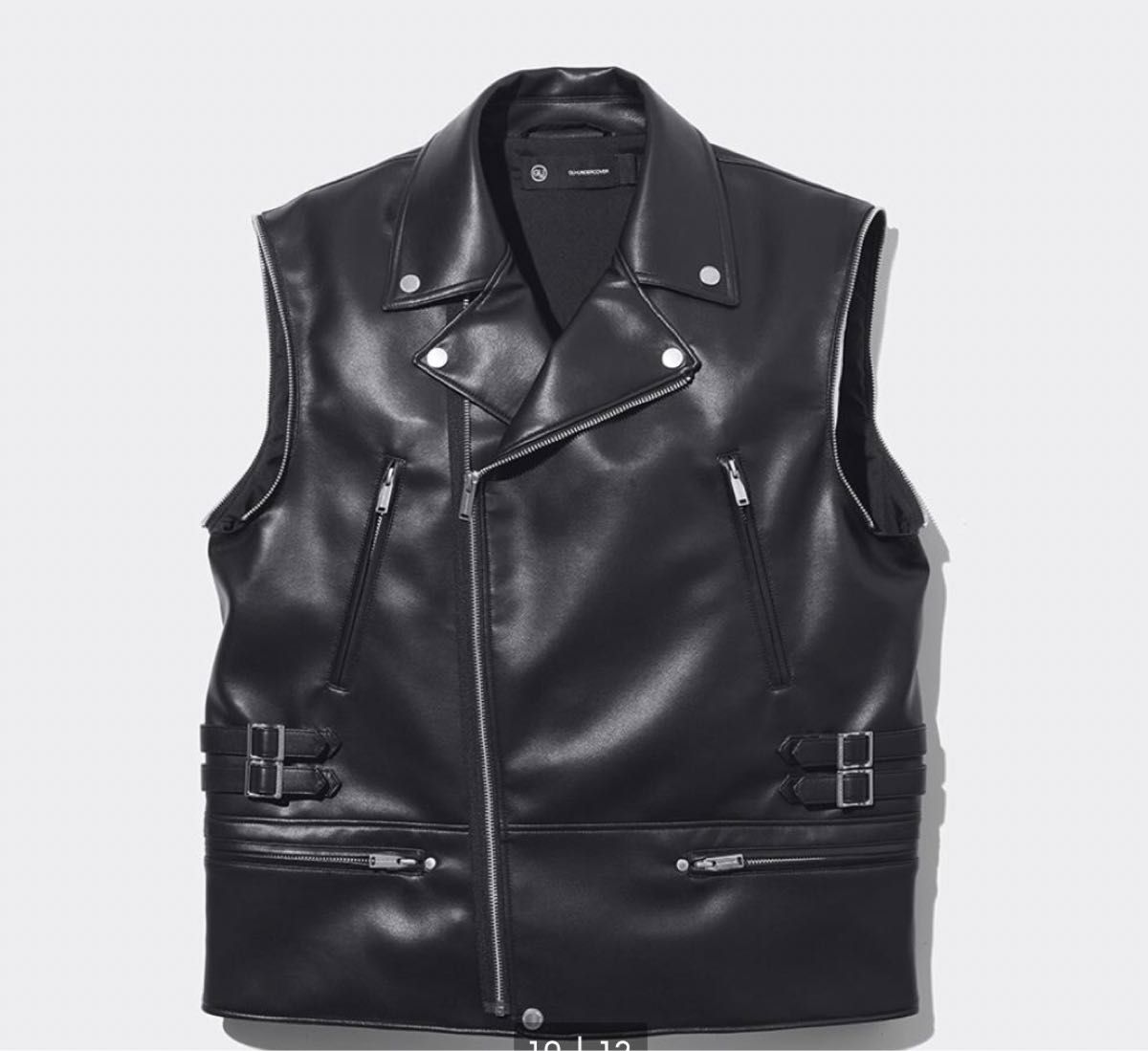 M 新品 GU×UNDERCOVER 2WAYライダースジャケット BLACK ジーユー M 新品 GU×UNDERCOVER 2WAYライダースジャケット BLACK ジーユー