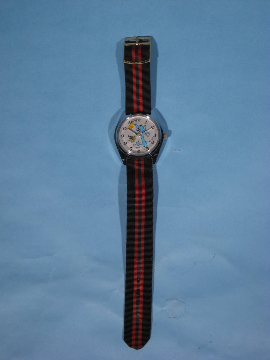 昭和レトロ SEIKO MGM トムとジェリー 手巻3針腕時計 5000-7000 日本製1970年代 SEIKO MGM TOM and JERRY WATCH made in Japan(中古・美品)の画像2