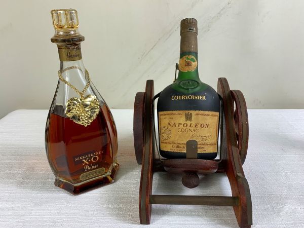 ◆GB96 ●未開栓品● ブランデー 4本まとめ L.Dorville・ニッカ X.O・COURVOISIER など◆Yの画像5