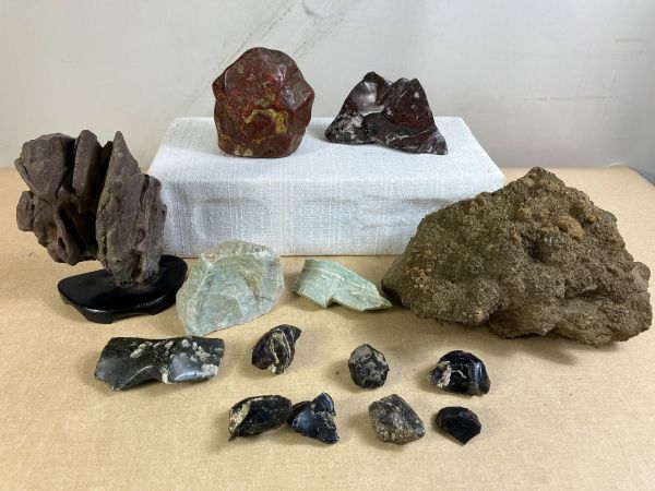 ◆GB80 天然石 まとめ 約11.8kg　アンティーク　コレクション　科学　自然　岩石　鉱物　原石◆T_画像1