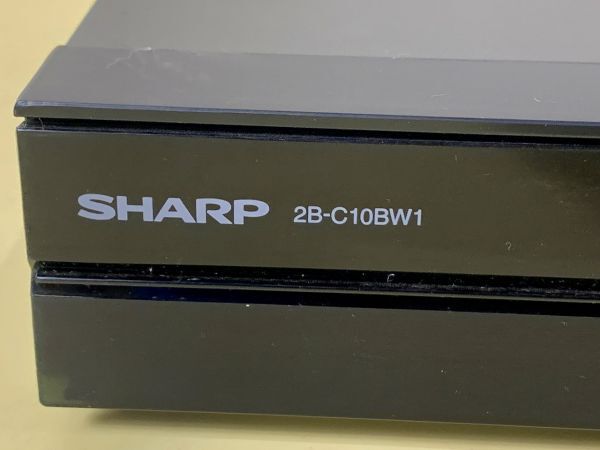 *GB60 Blue-ray диск магнитофон sharp AQUOS 2B-C10BW-1 рабочее состояние подтверждено SHARP бытовая техника оборудование для работы с изображениями *T