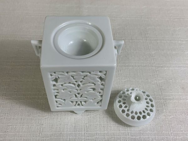 ◆☆228 茶わん 2個 まとめ 清水焼 香炉 杉原一壺 白磁　コレクション　工芸　工芸品　陶芸　日本の陶芸　陶磁器一般◆T