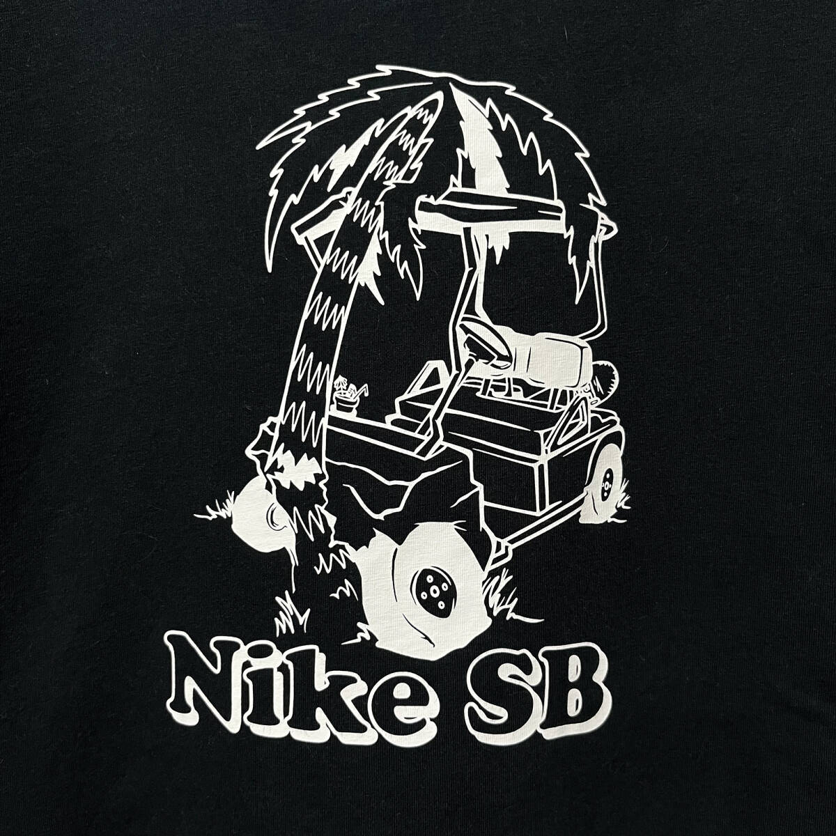 【サイズ：XL】NIKE SB グラフィック Tシャツ ナイキSB BLACK 黒 ブラック モノトーンの画像3