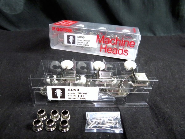 ★新品セール/最安値★GOTOH／SD90-05MA-N-L3+R3◆国産 糸巻き ゴトー 高品質 高精度！ニッケル クルーソン 片側３連_画像1