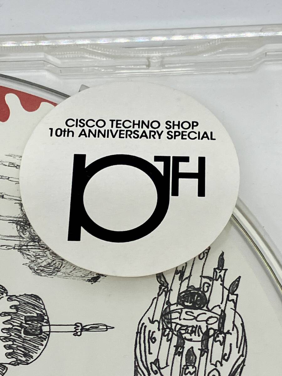 非売品 MIX CD ★ Cisco Techno Shop 10周年記念 Kagami「Telecaster Frisbee」、Shin Nishimura「Phenomena Style」2枚セットの画像3