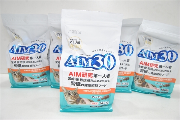 [PLT-019] бесплатная доставка корм для кошек AIM30 11 лет и больше рыба 600g 5 шт продажа комплектом ②
