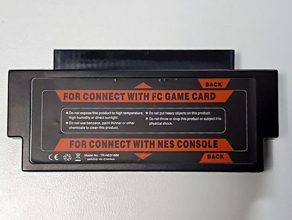 最新版 FC → NES 変換 コンバーター アダプター 野口電子工業 ファミコン 60 Pin to 72pin 海外 Nintendo Entertainment System ポリメガの画像5