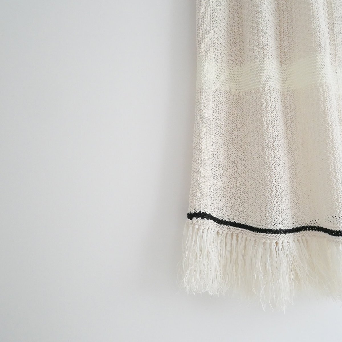 2022 / TODAYFUL トゥデイフル / Fringe Pattern Knitvest ニットワンピース 38 / 12210507 / 2307-0188の画像3