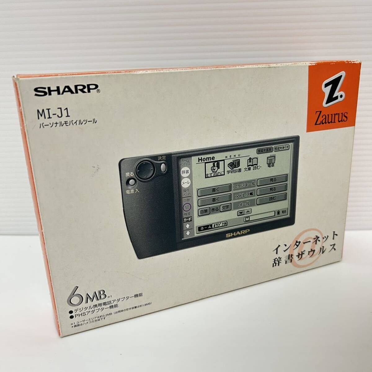 動作品【希少】SHARP シャープ パーソナルモバイルツール MI-J1 インターネット辞書ザウルス 手書き入力