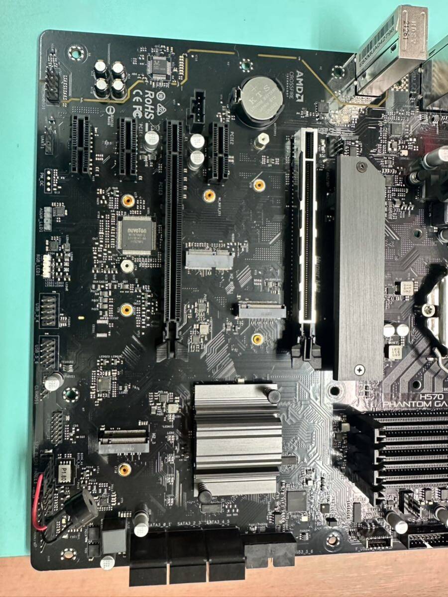 【ジャンク】ASROCK H570 Phantom Gaming 4 Intel第10世代Coreプロセッサー対応 ATX規格マザーボード LGA1200の画像3