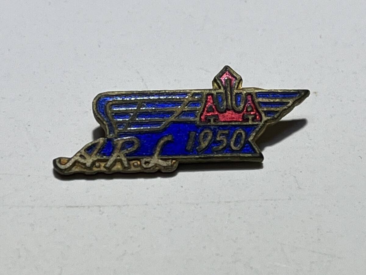 雑貨★SPB282 A.R.L 1950 ピンバッジ 昭和 レトロ ピンズ ビンテージ 陸上 ピンバッヂ