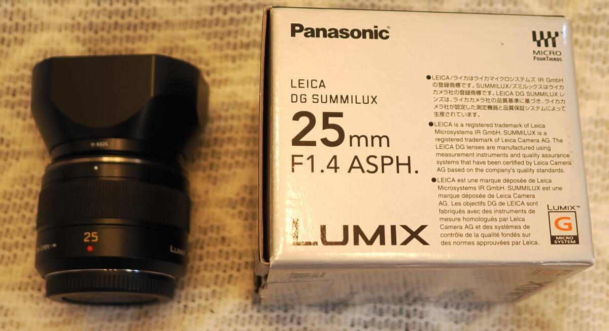 LEICA DG SUMMILUX 25mm/F1.4 ASPH. H-X025 の画像6