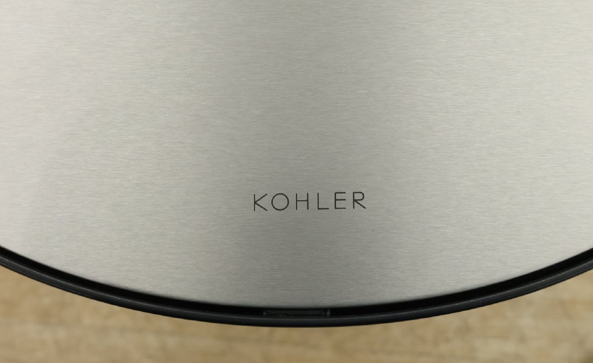 k042801k4 exhibition goods Kohler( Cola -)45 liter semi round stainless steel waste basket silver D