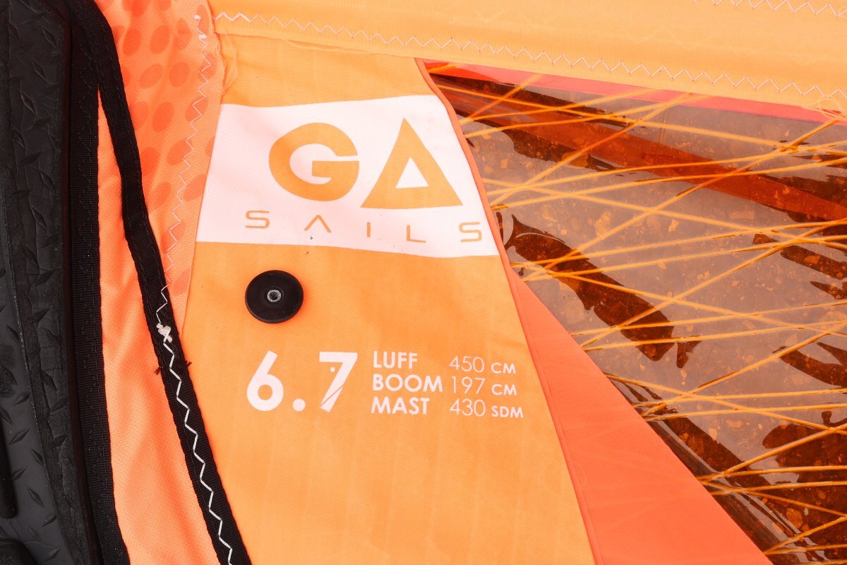 041804k4 ガストラ マトリックスセイル GAASTRA MATRIX 6.7m2 セイル ウインドサーフィン I ≪沖縄、北海道、離島配送不可≫_画像5