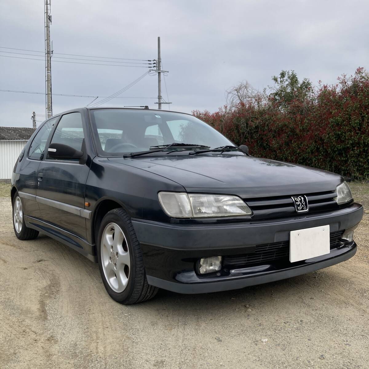 希少1995年式1オーナー検令和6年9月 旧車プジョー306XSi5MT黒ラリー_画像3