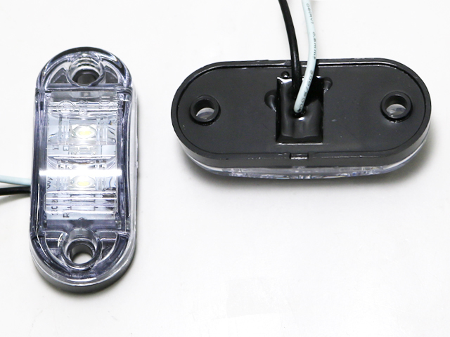 12V/24V兼用 トレーラー キャンピングカー 車高灯 サイドマーカー LED 防水 管理番号[DC0672N]_画像2