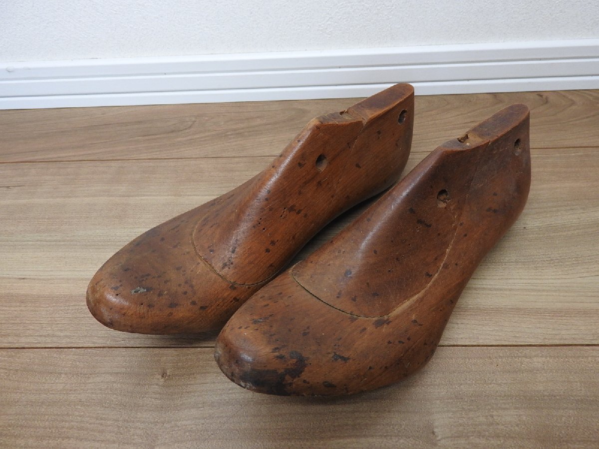 **[ бесплатная доставка ] retro античный обувь keeper из дерева **