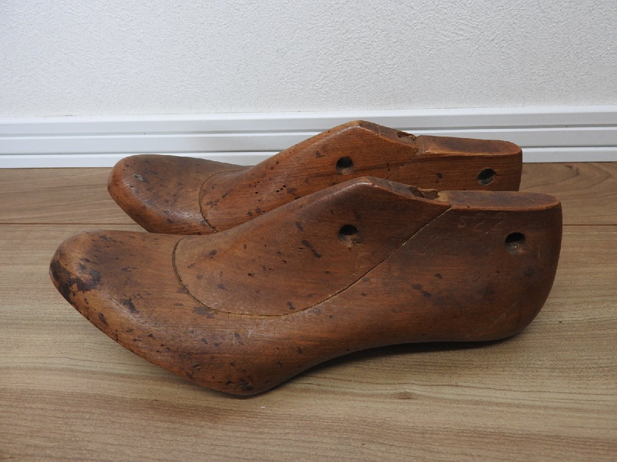 **[ бесплатная доставка ] retro античный обувь keeper из дерева **