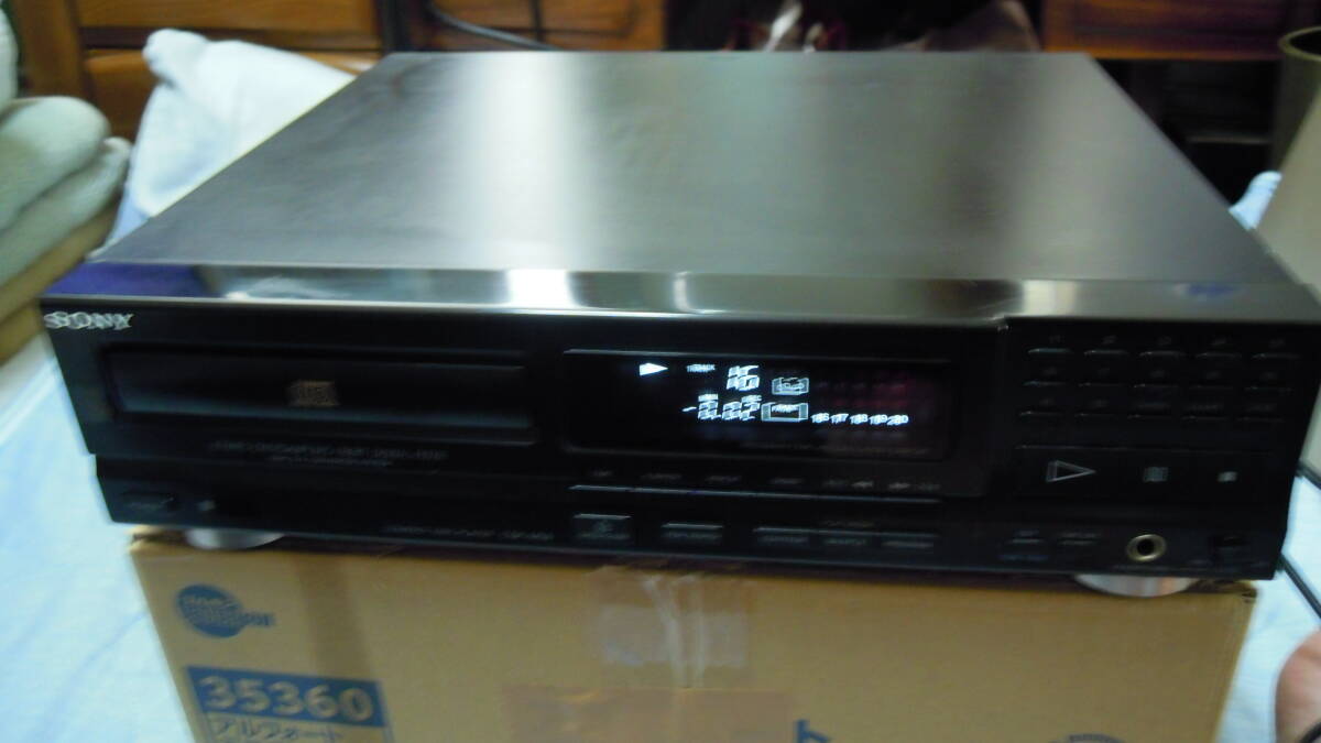 SONY フルサイズ高音質　CDプレーヤ　CDP-M59 S#253710 　CDRテストOK！_画像1