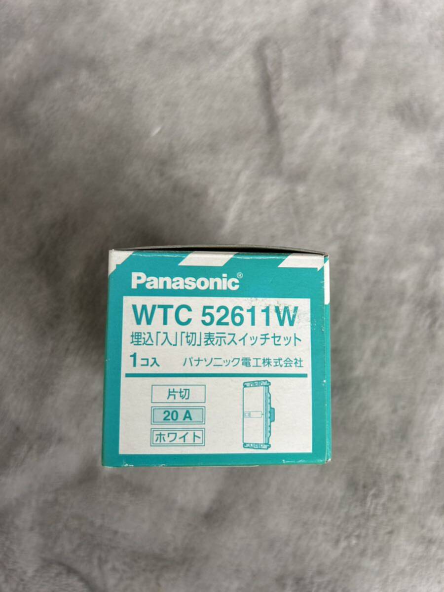 【F467】Panasonic WTC 52611W 埋込「入」「切」表示スイッチセット 片切 20 A ホワイト パナソニック_画像7