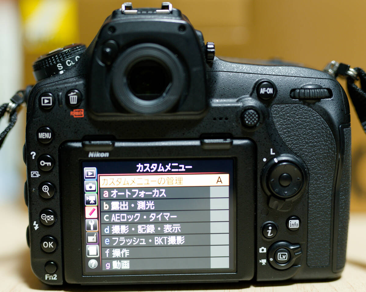 【動作確認済み】Nikon D850 一眼レフカメラ フルサイズセンサー 傷のためジャンク品 の画像3