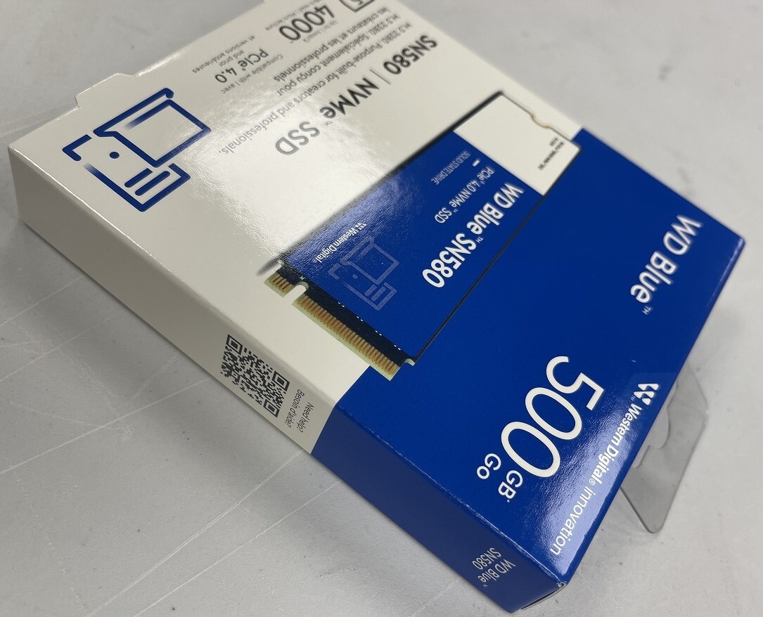 【新品・未開封品】ウェスタンデジタル　WD Blue SN580 NVMe SSD 500GB (WDS500G3B0E-00CHF0)_画像3