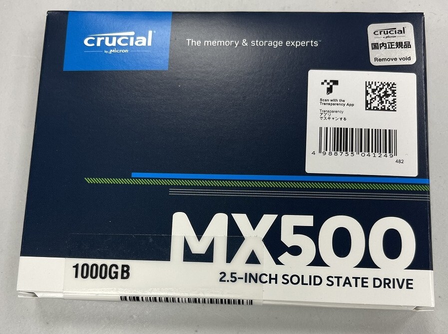 【新品・未開封品】Crucial MX500 Serial ATA SSD 1TB (CT1000MX500SSD1JP)_画像1
