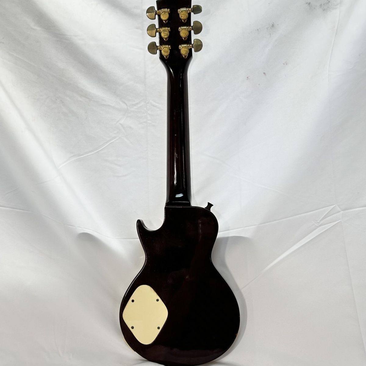 希少 CAMEL キャメル 6弦 ミニギター ミニレスポール エレキギター ゴールドトップ 弦楽器 レスポール 全長72cm 音出し確認済み_画像5