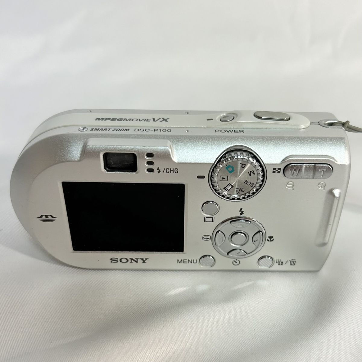 SONY Cyber-shot サイバーショット DSC-P100 デジタルカメラ コンパクトデジタルカメラ シルバー ソニー 替えバッテリー・ソフトケースの画像3