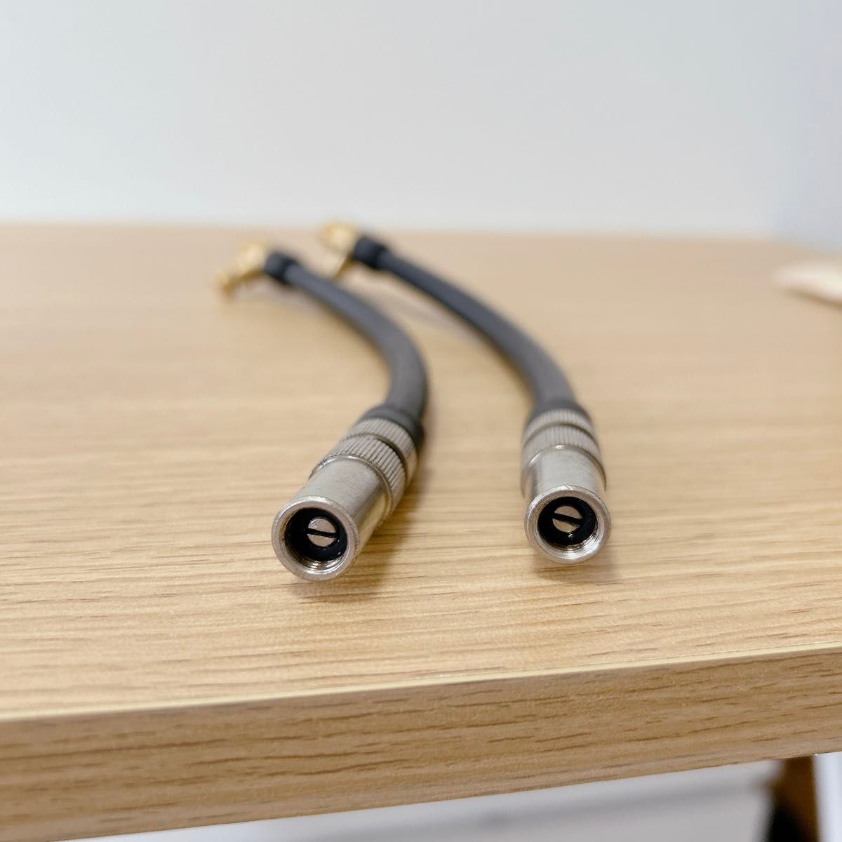 チューブタイヤバルブ接続パイプ　クイックコネクト用 長さ20 cm 2個セット